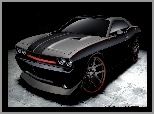 Dodge Challenger, Czarny, Mat